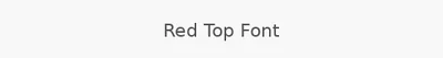 Red Top Font