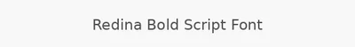 Redina Bold Script Font