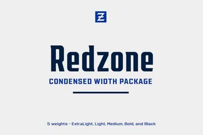 Redzone Display – Condensed Font