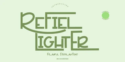 Refiel Lighter Font