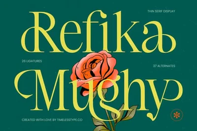 Refika Mughy Thin Serif Display