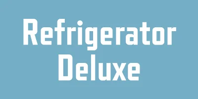 Refrigerator Delux Free Font Font