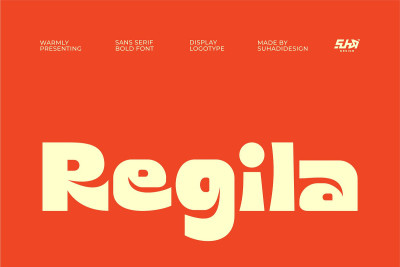 Regila - Bold Display Logo Font