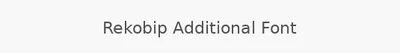 Rekobip Additional Font
