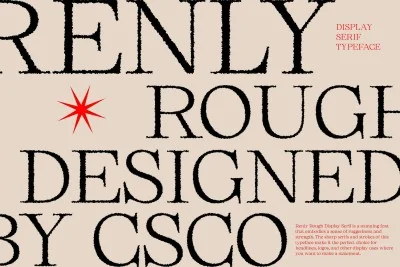 Renly Rough Font