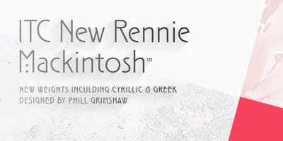 Rennie Mackintosh Font