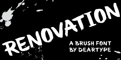 Renovation Font