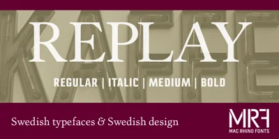 Replay Pro Font
