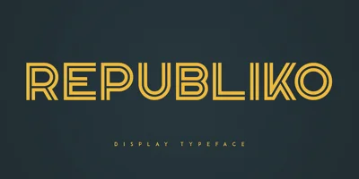 Republiko Font