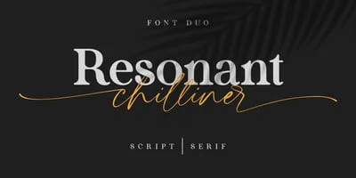 Resonant Chilliner Font