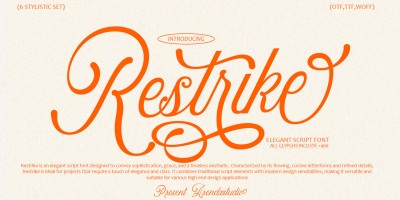 Restrike Font