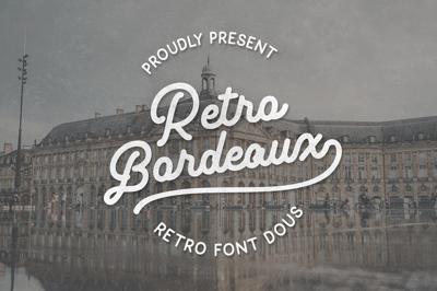 Retro Bordeaux Duos (PreLogo Design) Free Download