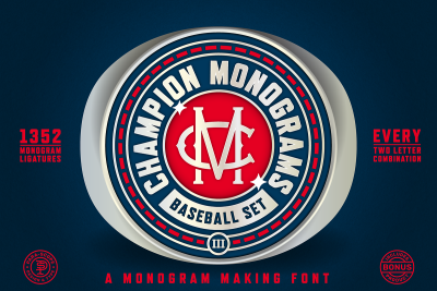 Retro-Era Baseball Serif Style 3
