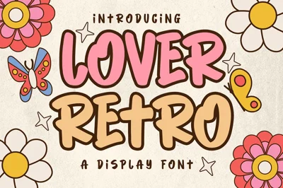 Retro Lover Marker Kids Display Font