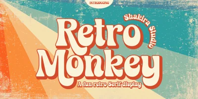 Retro Monkey Font