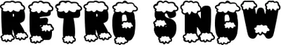 Retro Snow Font