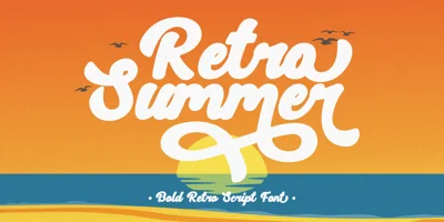 Retro Summer Font