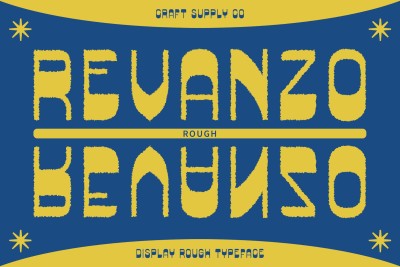 Revanzo Rough Font