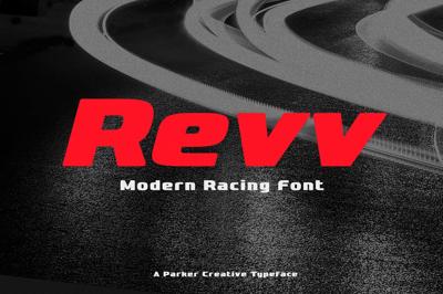 Revv Modern Racing Font Free Download
