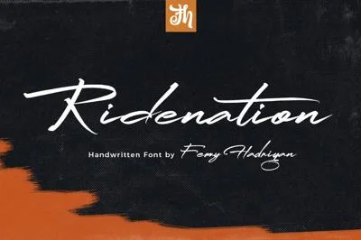 Ridenation - Handwritten Font
