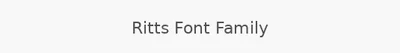 Ritts Font Family