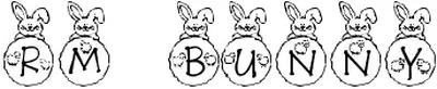 Rm Bunny Font
