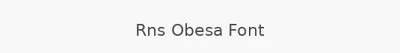 Rns Obesa Font