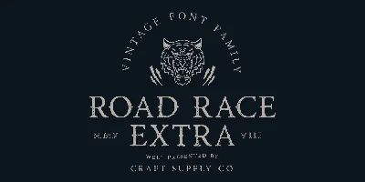 Road Race Extra Font