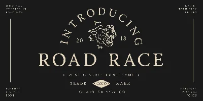 Road Race Font