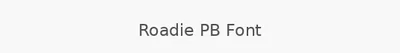Roadie PB Font