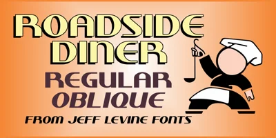 Roadside Diner JNL Font