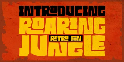 Roaring Jungle Font