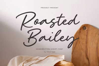 Roasted Bailey - Handwritten Script Free Download
