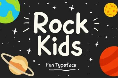 Rock Kids Fun Typeface