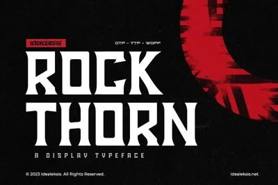 Rock Thorn Typeface