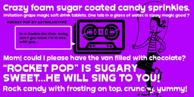 Rocket Pop Font