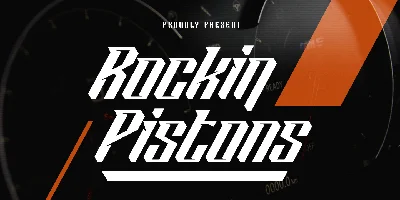 Rockin Pistons Font
