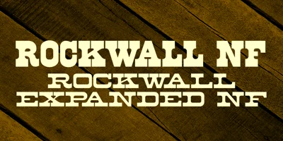 Rockwall NF Font