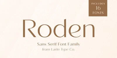 Roden Font