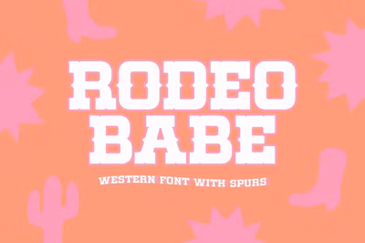 Rodeo Babe | Western Spur Font Free Download