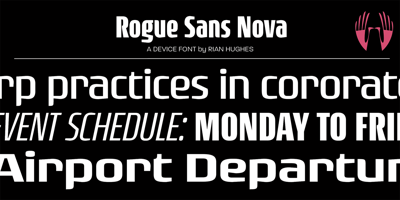 Rogue Sans Nova Free Download