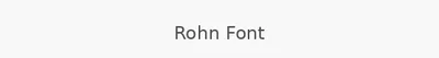 Rohn Font