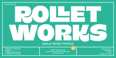 Rollet Works Font