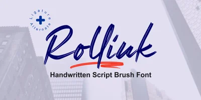 Rollink Font