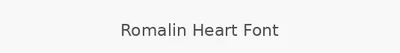 Romalin Heart Font