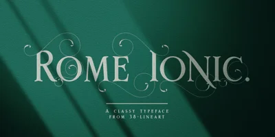 Roman Ionic Font