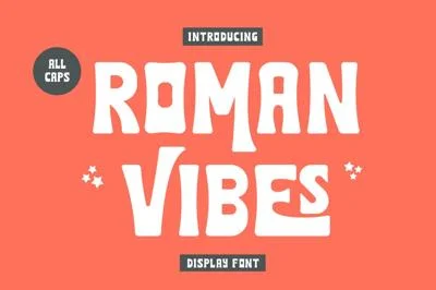 ROMAN VIBES - RETRO DISPLAY FONT