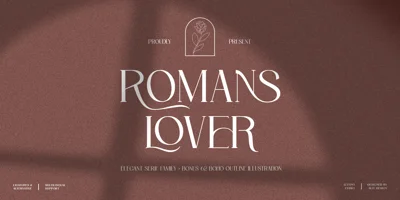Romans Lovers Font