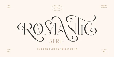Romantic Serif Font