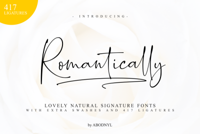 Romantically Font